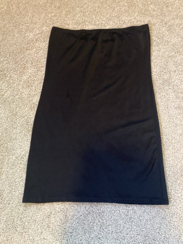 Black Stripper, Exotic Entertainer, Pole Dancer, Gogo Strapless Tube Dress ￼