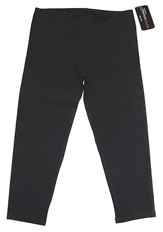 Theatricals Dancewear Cropped Leggings Capris Black Snug Fit New Nwt Women XL