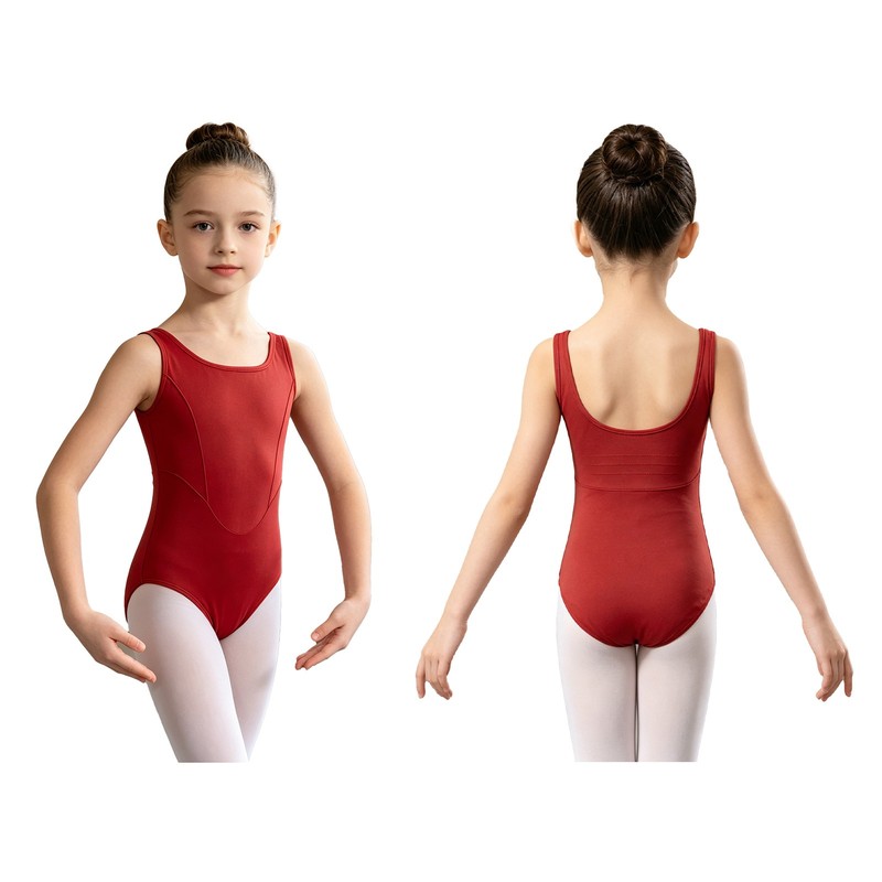 Girls Jumpsuit Yoga Leotard Unitard Bodysuit Fitness Ballet Outfit Dance Latin