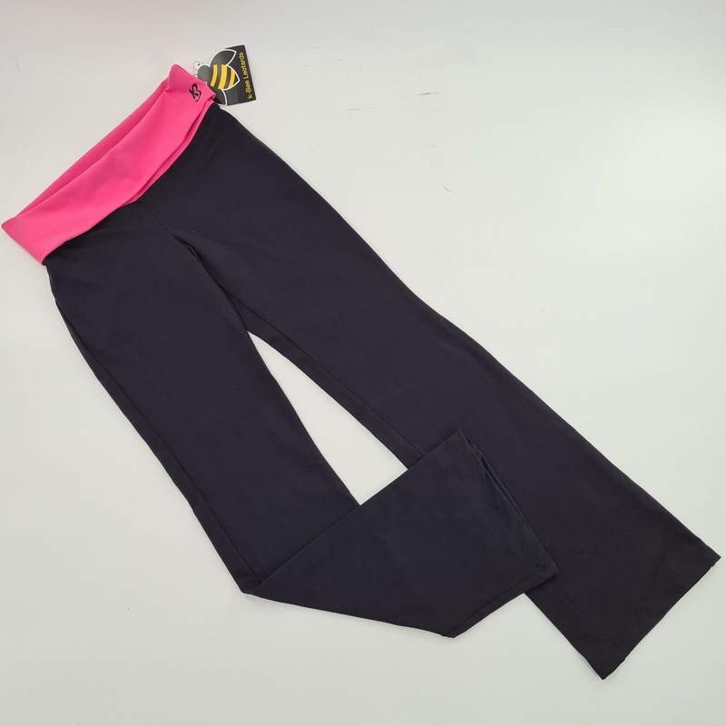 NEW K-BEE Gymnast Black Yoga Gymnastics Athletic Sport Pants Size Small