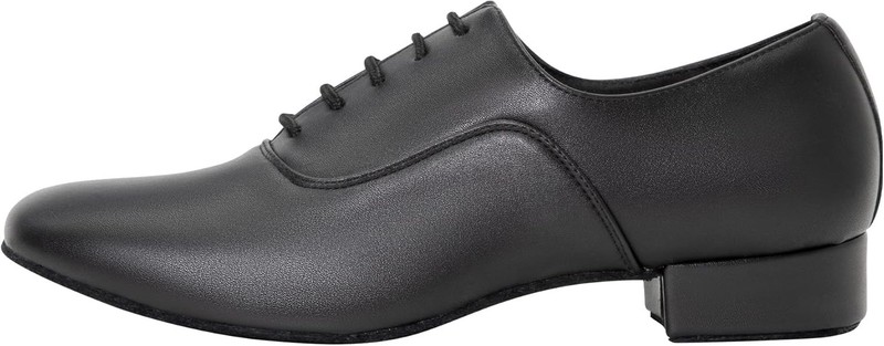 Men's Latin Dance Shoes 1 Inch Leather Sole Ballroom Salsa Tango Waltz Charac... gallery
