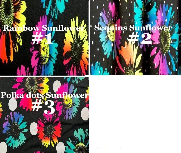 Multicolor Sunflower Exotic Dancewear Stripper Pull On Thong Bikini Exoticwear gallery