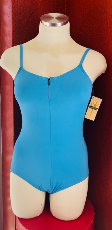 NWT Harmonie #HW505 Medium Adult Blue Ballet Dance Leotard