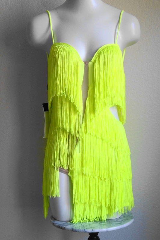 ZYM Dance Dress -Neon Green SZ: M