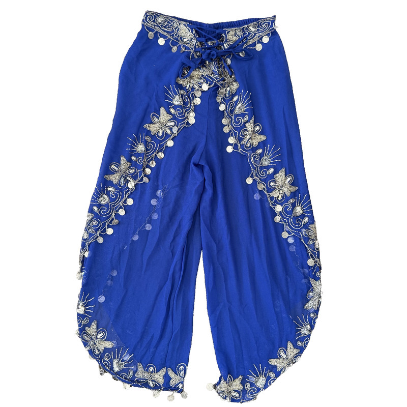 Belly Dance Sequin Tassel Fringe Butterfly Beading Silver Tone Coin Beads y2k gallery