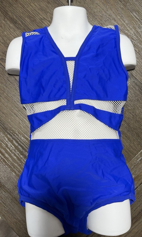 Five Dancewear YXL Vibrant Blue Leotard