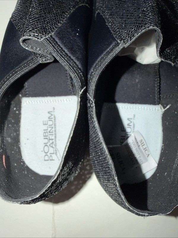 NEW 2 Pairs Size 9 Dance Shoes Black Sequin/ Tan Jazz Reg $66.50 online (12695) gallery