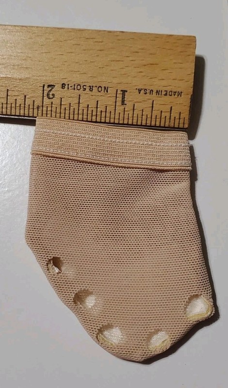 Dance Paws Padded Foot Thong XXS LITE Nude Lyrical Modern Jazz Tiny Dancer Child gallery