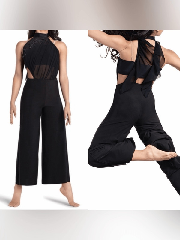Revolution Tenth House dance costume black wide leg ELUSIVE TH23126 LA