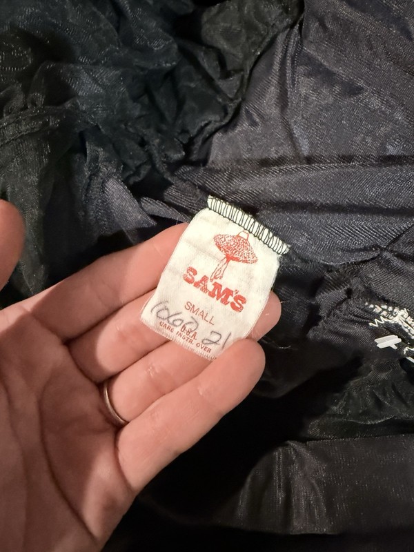 SAMS Square Dance Black Petticoat Crinoline-Massive Soft Fluffy Ruffles-Small 23 gallery