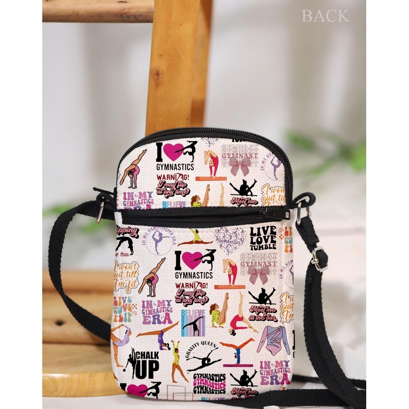 MAOFAED Gymnastic Crossbody Bag, Gymnast Gift, In My Gymnastics Era, Gymnasti... gallery