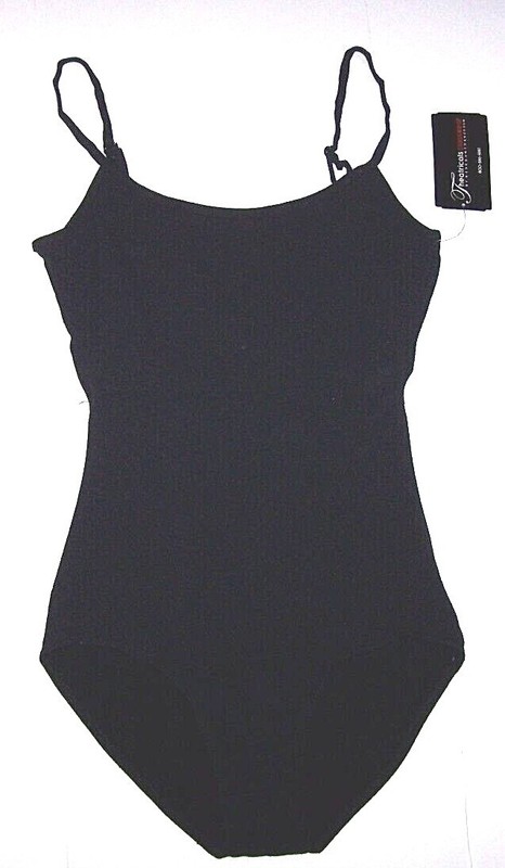 Theatricals Dancewear Leotard Bodysuit Camisole Shelf Bra TH5500 Black New Women