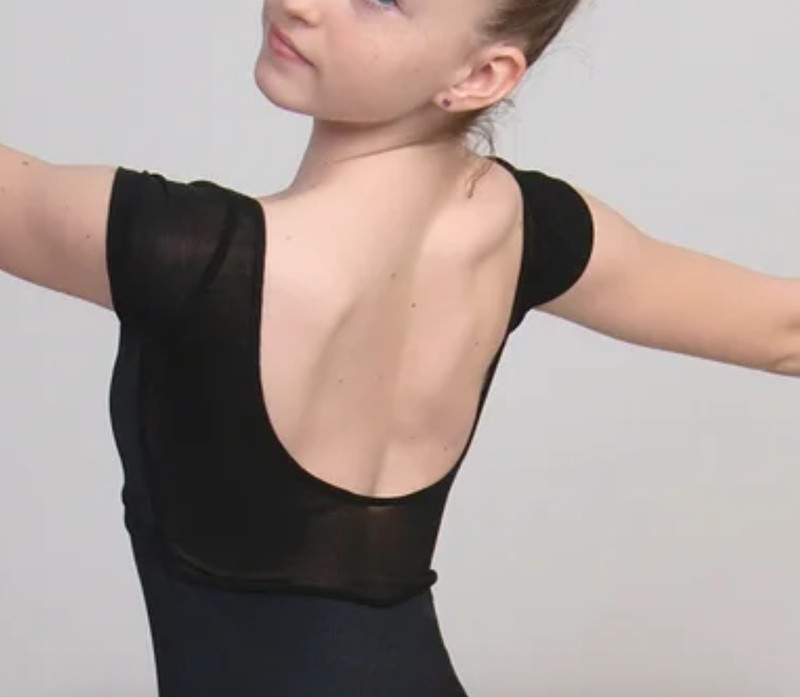 Dancer.NYC "Aurora Style" Leotard - CLOSEOUT SALE - NAVY Small - FREE SHIP gallery