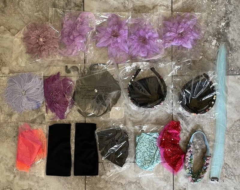 NEW Lot 19 Mix ￼Boa Hair Accessories Gauntlet ￼Performance Dance ￼ Halloween ￼