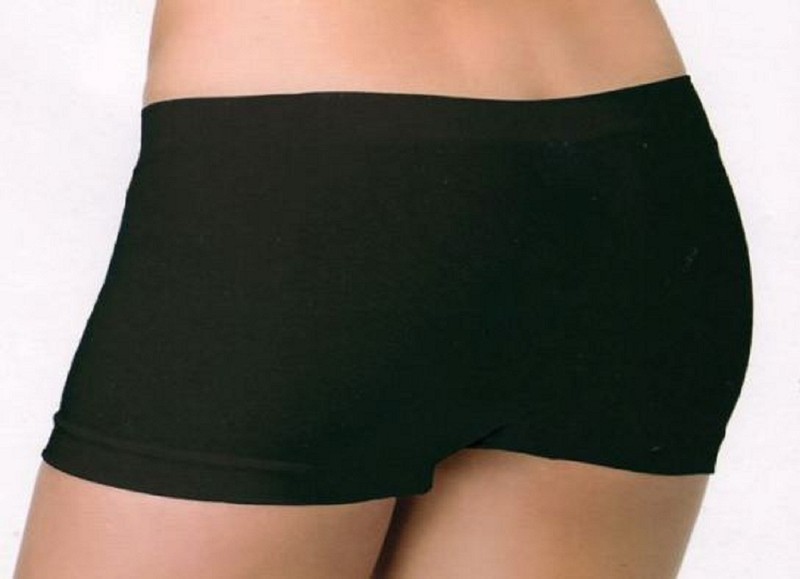 Economy Black Adult Small (4-6) Hot Shorts Boy Shorts