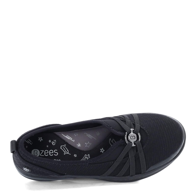 Women's Black Mesh Ballet Flats Skimmers, Size 8.5 US, Comfortable Shoes gallery