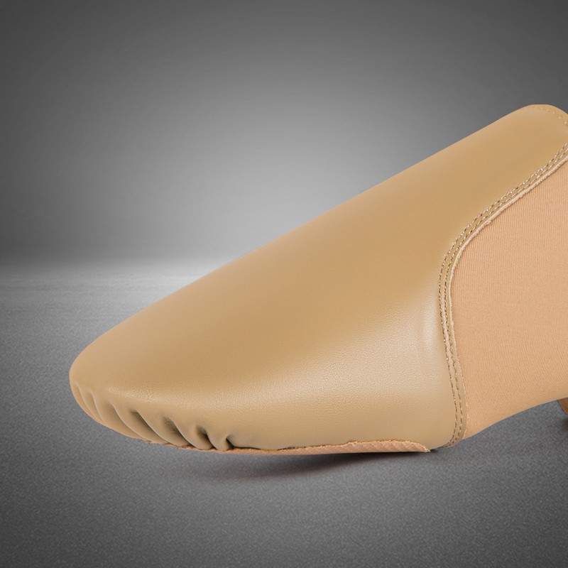 Linodes Tent Leather Upper Jazz Shoe Slip-on for Women and Men's Dance Shoes gallery