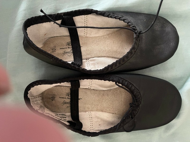 ABT Ballet Dance Slipper Split-Sole Canvas Shoes Size 10-1/2 Kids Excellent Deal