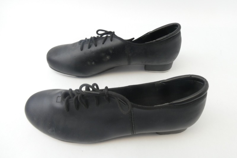 Black Theatricals Tap Dancing Shoes T9500 Womens Size 10 Man Made China Leather gallery