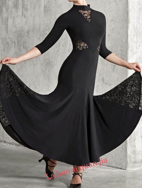 Latin Tango Waltz Standard Ballroom Performance Dance Dress Foxtrot Dancewear
