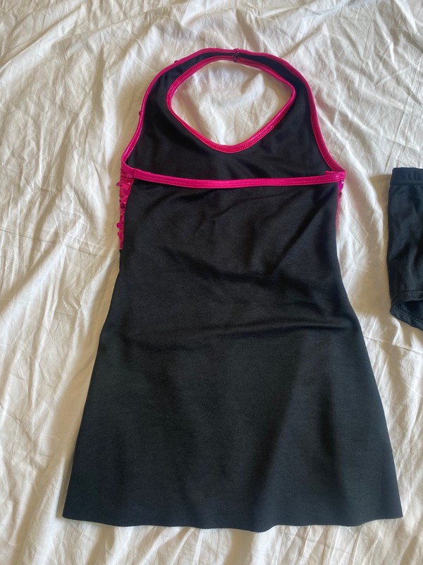 Lot of 14 Total Dance Costumes "Curtain Call" (8 L Ch, 1 XL Ch, 3 Sm Ad, 2 M Ad) gallery