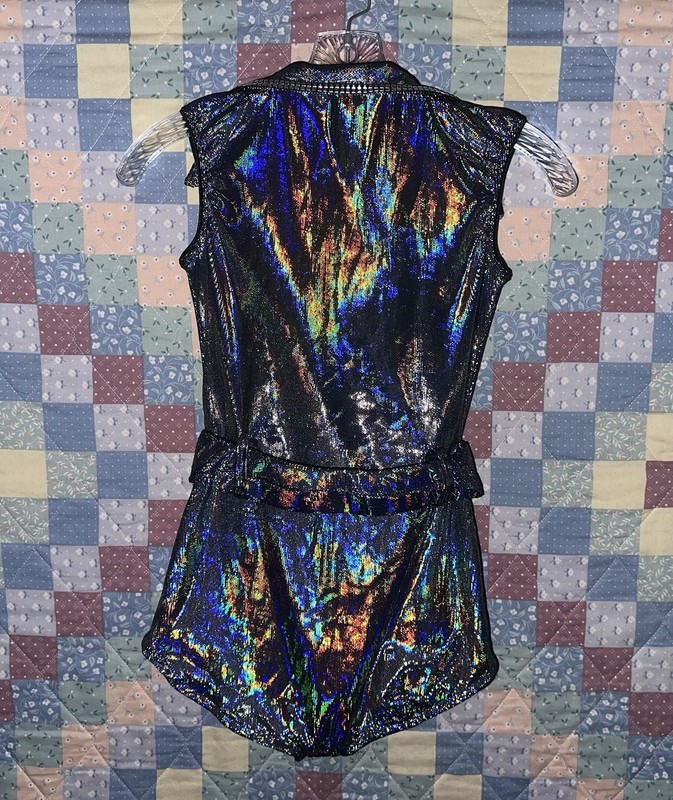 Tenth House Dance Wear Dancer’s Signature Size SA Shiny Leotard Silver TH22056