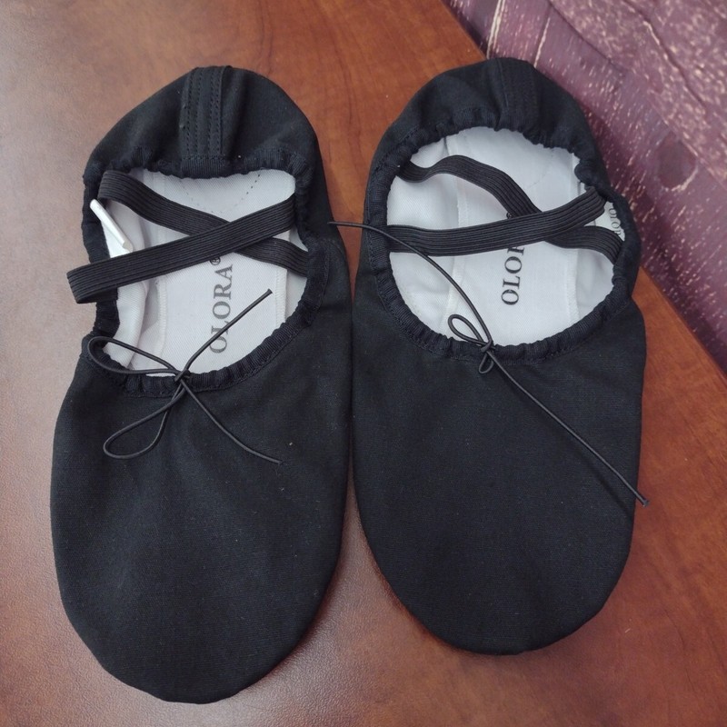 OLORA Women’s Canvas Ballet Shoes Dance Slippers Split Sole Shoes Size 11
