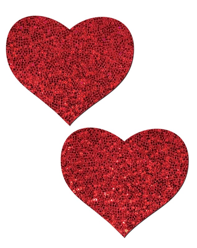 PASTEASE brand Pasties Glitter Heart Nipple Pasties | Buy 2 Get 1 Free