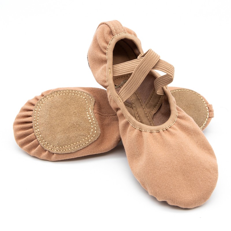 Women and Girls' Ballet Shoes Gymnastics Yoga Dance Slipper Split-Sole gallery