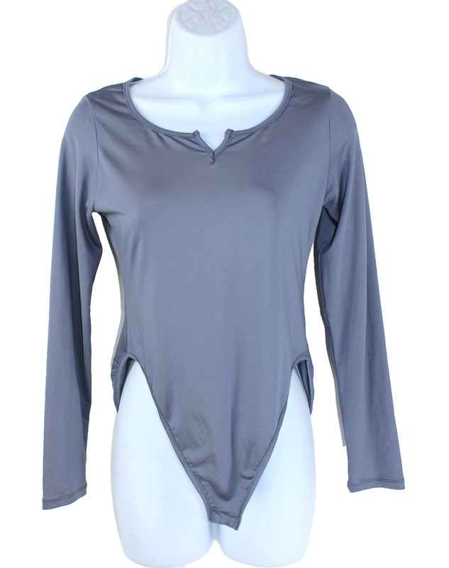Love & Other Things Size 16 Blue Gray Leotard