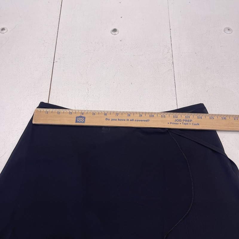 Bloch Georgette Solid Black Sheer Wrap Ballet Dance Skirt Women's Size OS New gallery