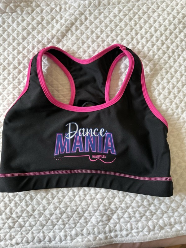 Suttle Flex SZ Adult 4 Dance Top. Sports Bra. Dance Mania Nashville Support
