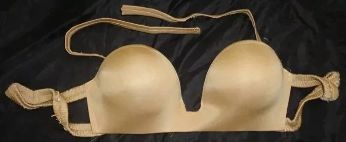 3 Pcs Egyptian Handmade Solid Bra Dina Professional Belly Dance skin color