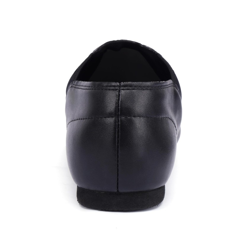 Unisex 006 PU Leather Upper Slip-on Jazz Shoe for Women and Men's Dance Shoes... gallery