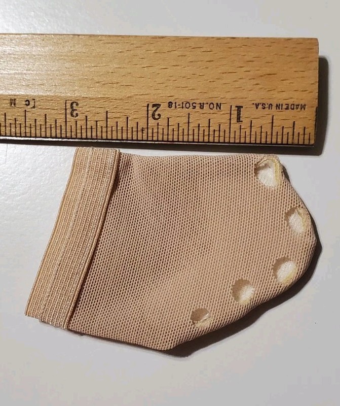 Dance Paws Padded Foot Thong XXS LITE Nude Lyrical Modern Jazz Tiny Dancer Child gallery