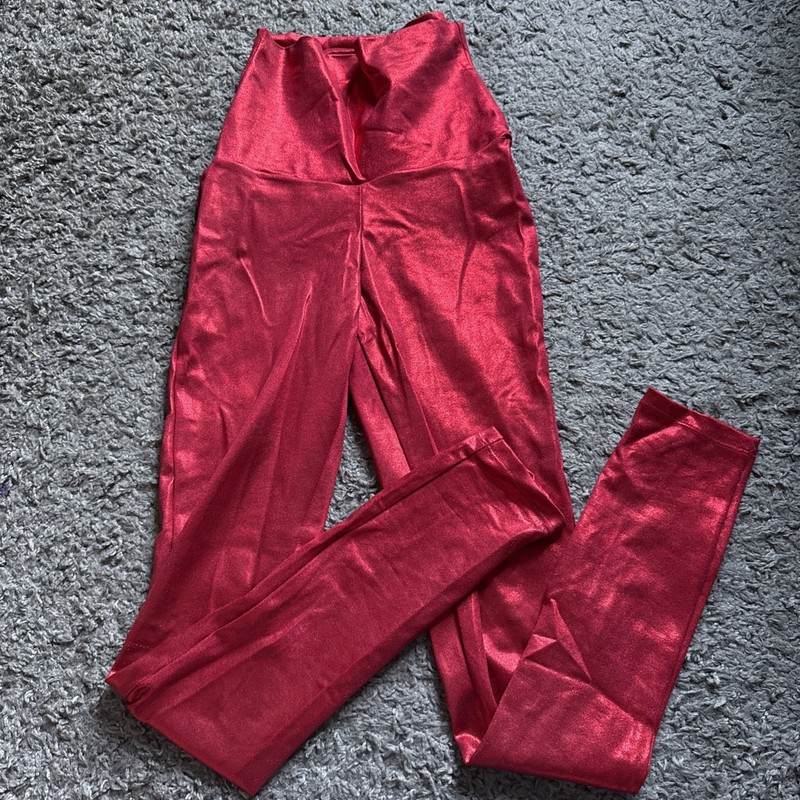 Balera Dancewear Legging Pants Women’s size SA Small Pull on, red – EUC