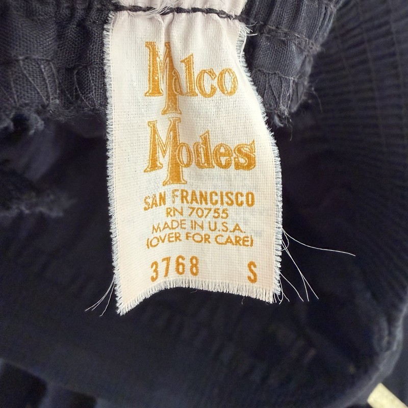 Vintage Malco Modes Skirt Womens Small Black Gold Ruffle Square Dance 70s USA gallery