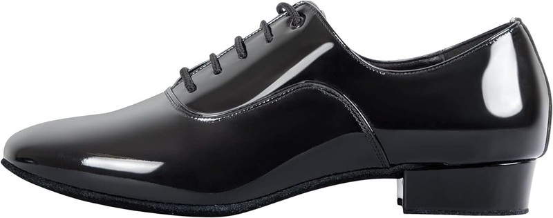 Men's Latin Dance Shoes Leather Sole Ballroom Salsa Tango Waltz Character Shoes gallery